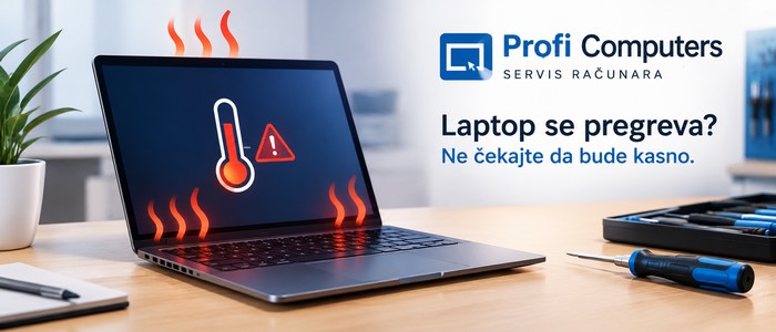 Laptop se pregreva, šta da radim?